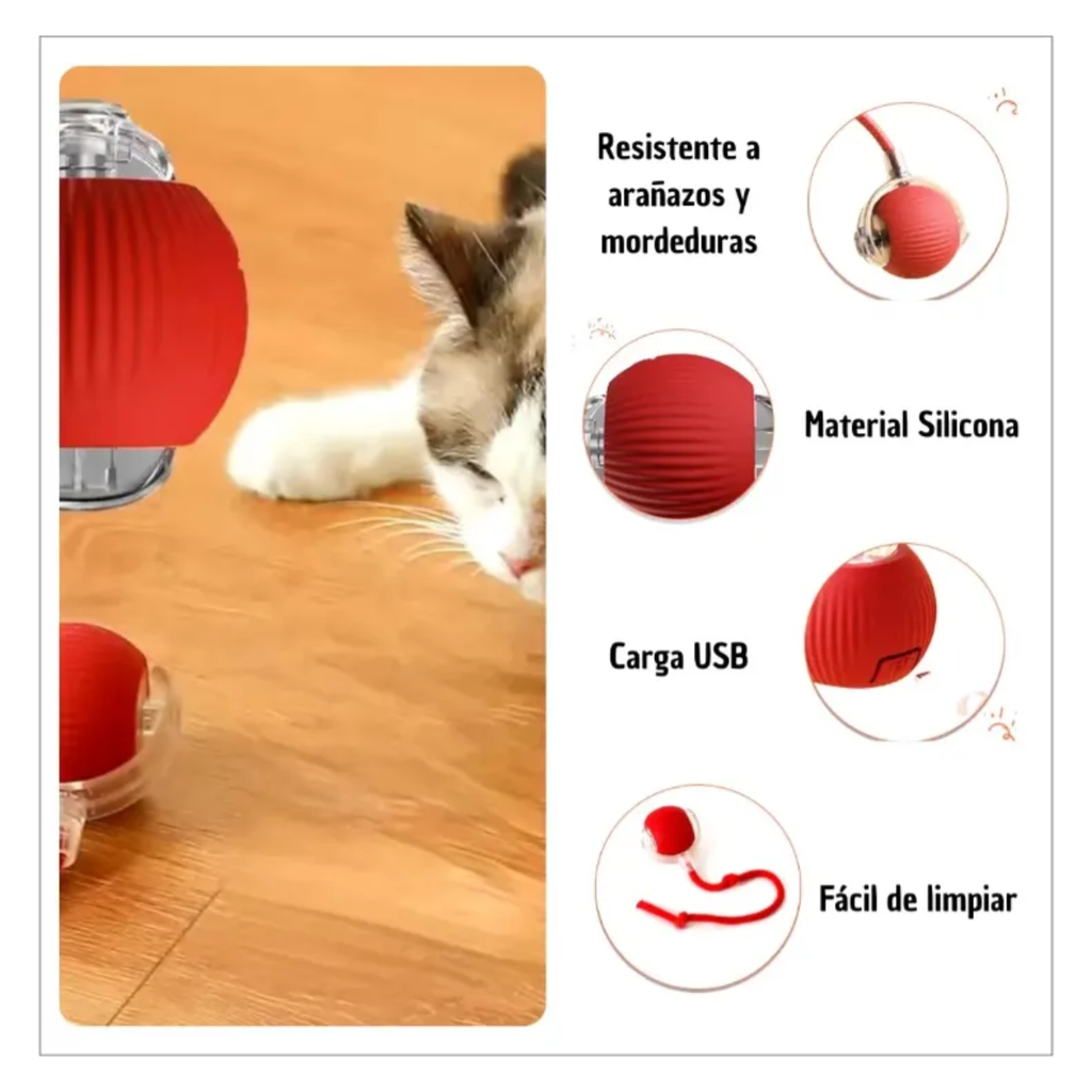 Juguete interactivo para gatos y perros